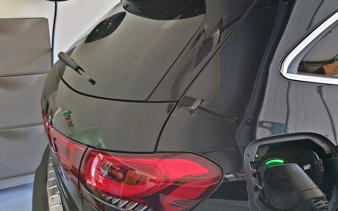 EV Charger installation in a residential garage